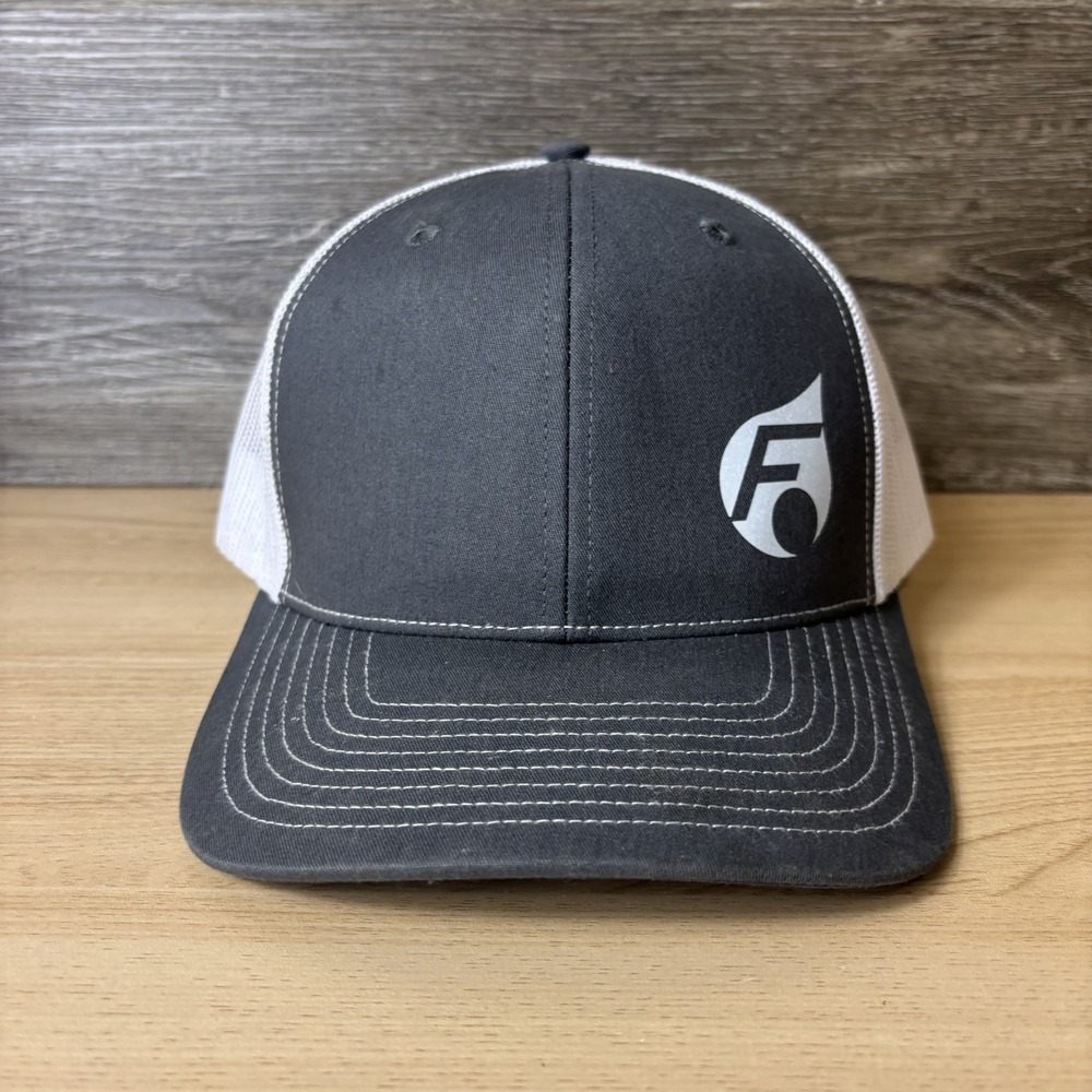HD Fowler Hat Cap Snap Back Gray Trucker Mesh Adjustable